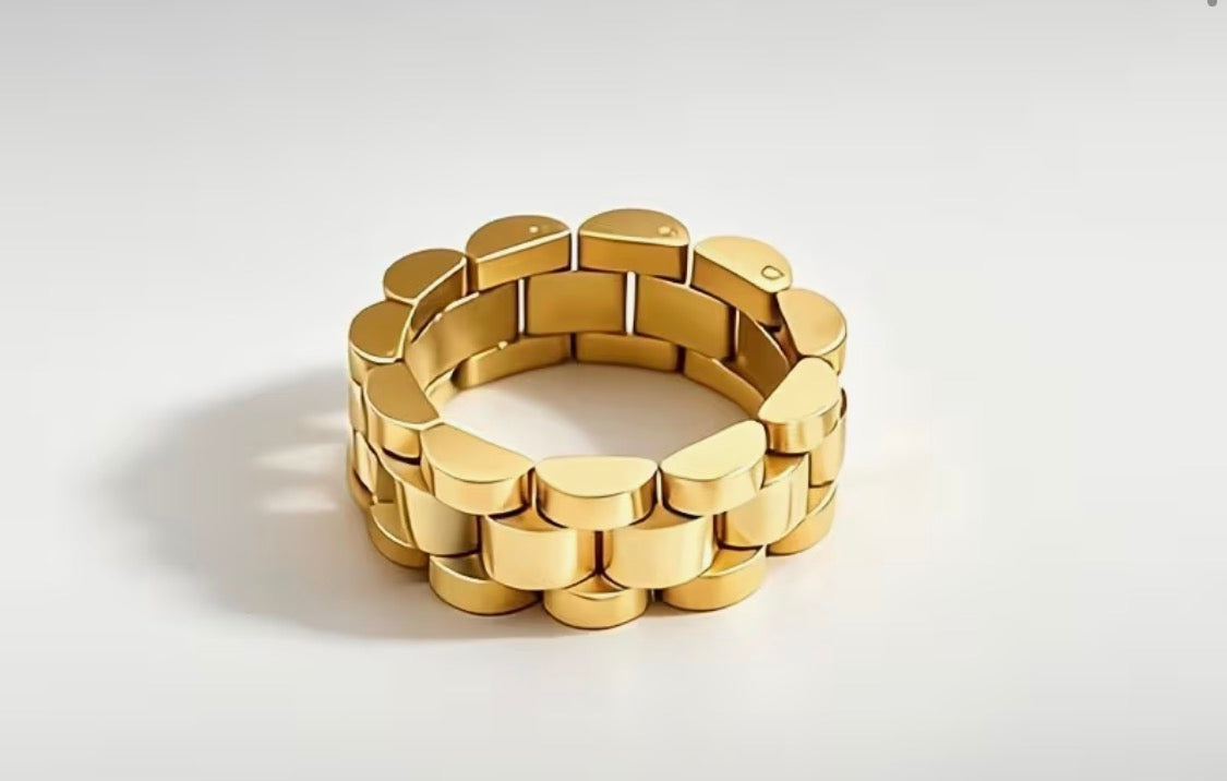Linked in Promise Ring