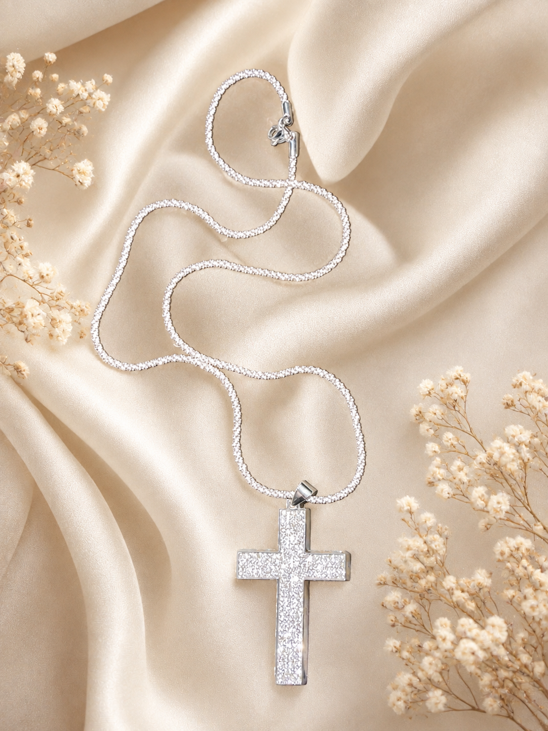 Covered in Glory Cross Necklace