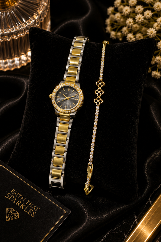 Timeless Two Tone Watch Set