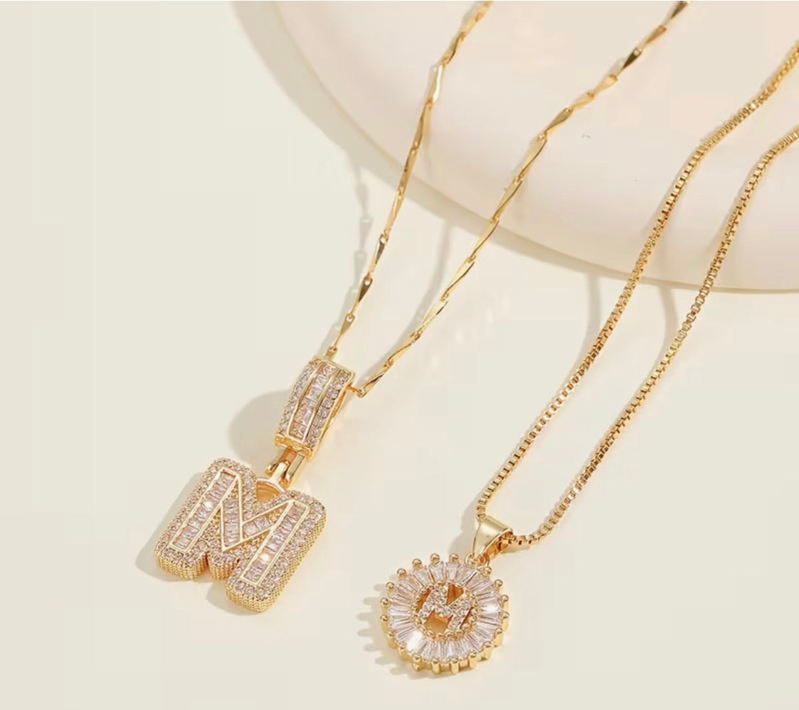 Signature Sparkle Initial Necklace