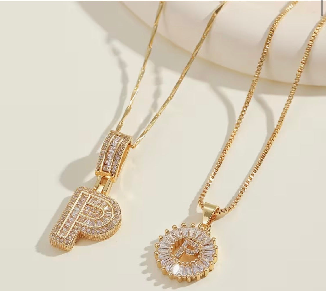 Signature Sparkle Initial Necklace