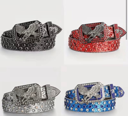 Wild and Worthy Rhinestone Belt