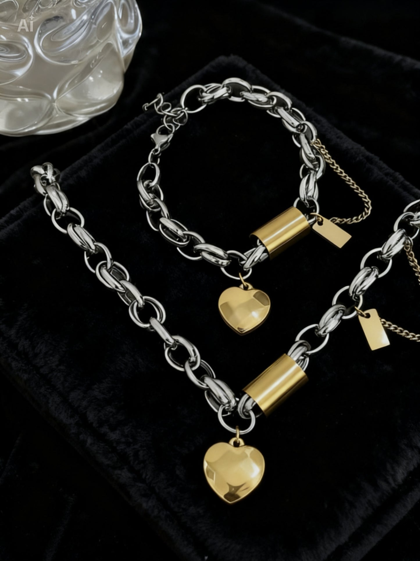 Bound By Love Necklace Set