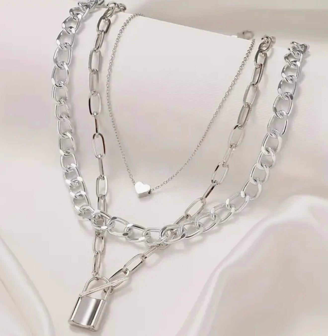 Locked in Grace Layered Necklace