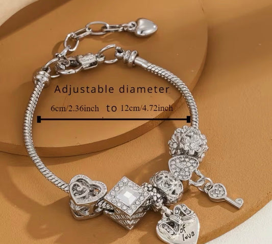 Key to my heart bracelet