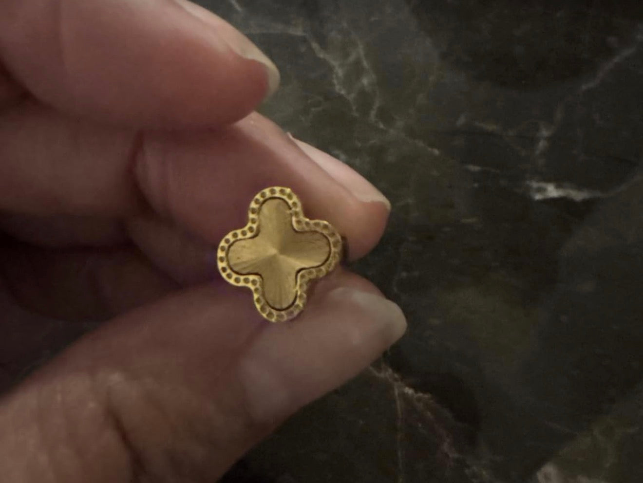 Divine Shine Clover Studs