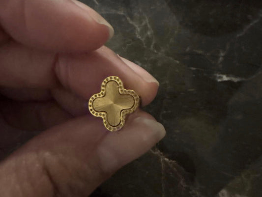 Divine Shine Clover Studs