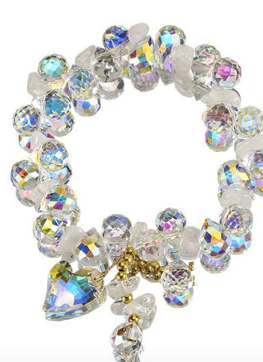 Glass Slipper Stretch Bracelet