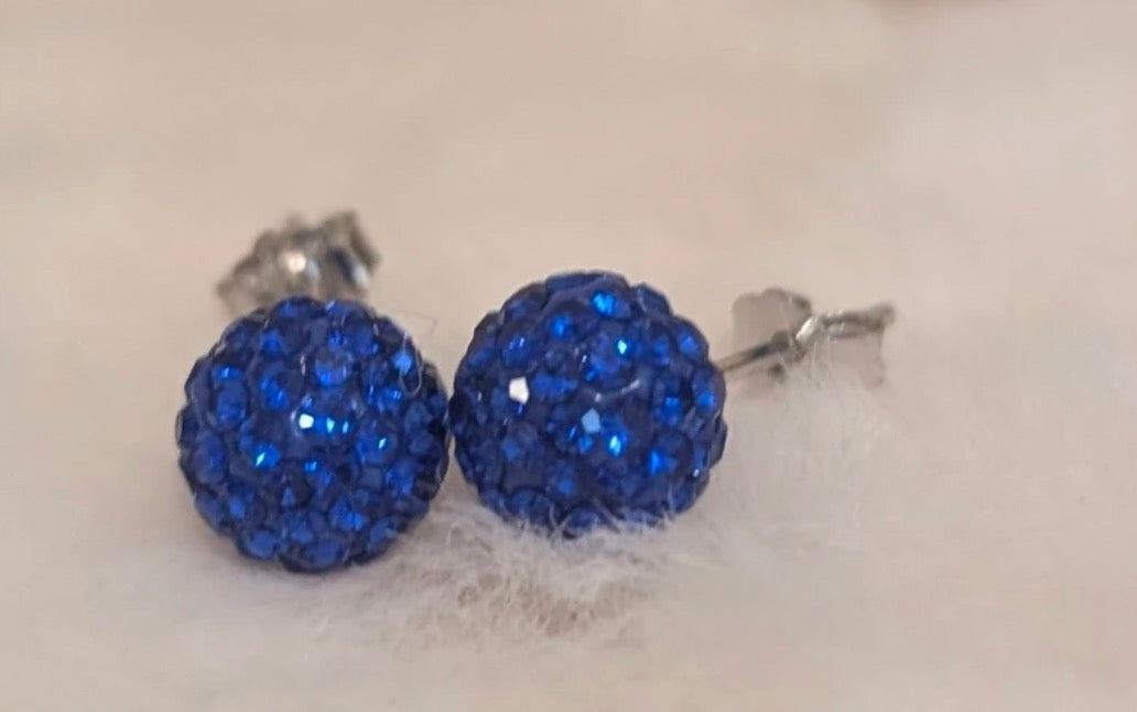 Sapphire Praise Studs