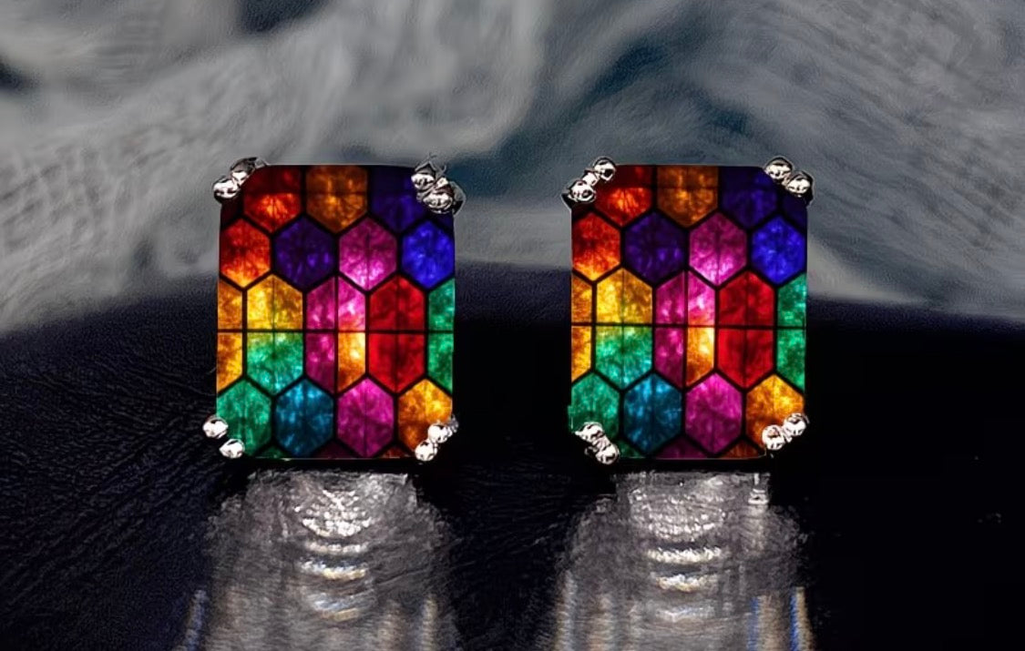 Stained in Grace Earrings