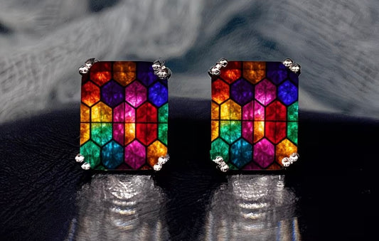Stained in Grace Earrings