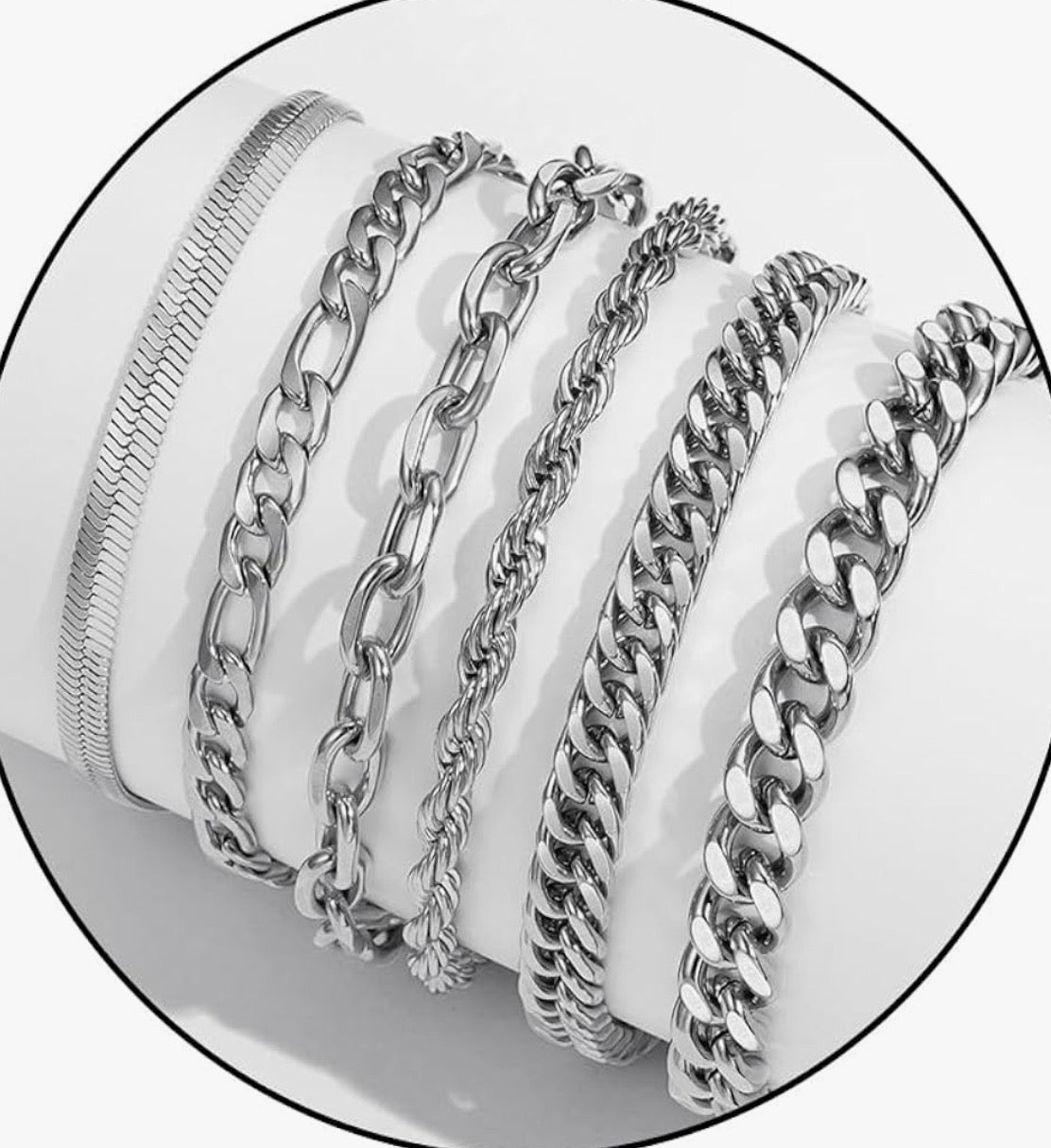 Silver Grace Bracelet Set