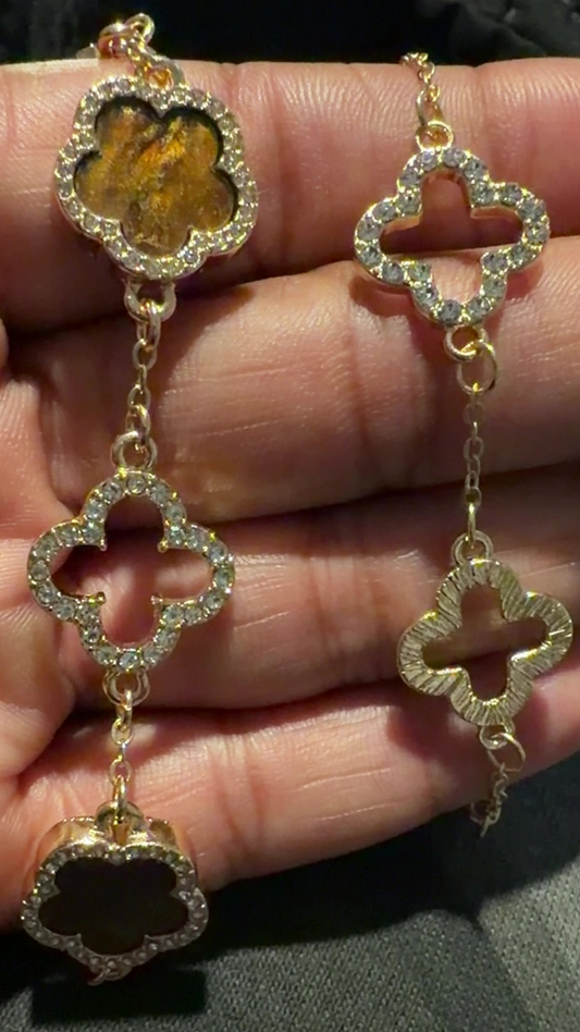 Cocoa Clover Bracelet Stack