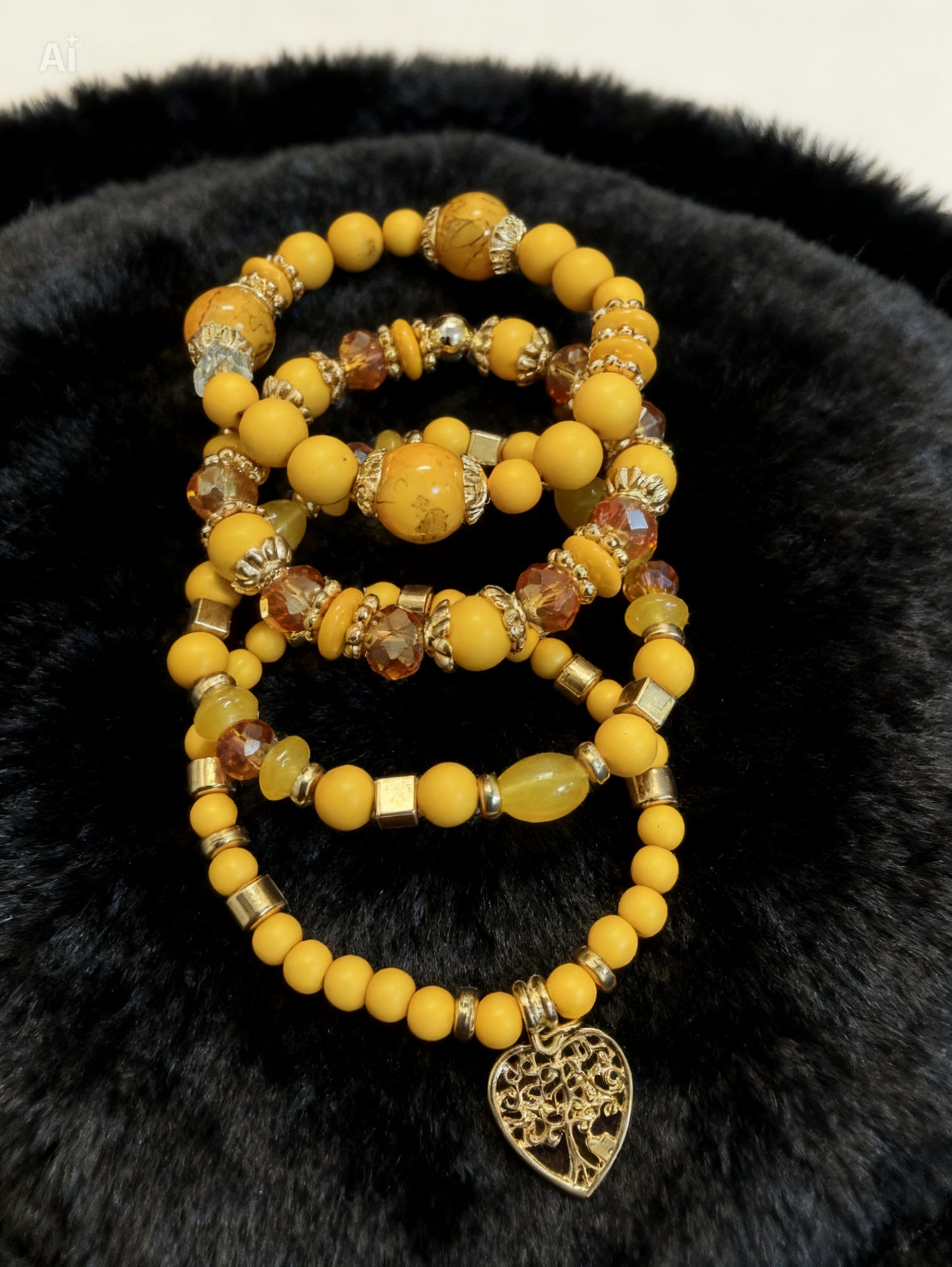 Black Tree Of Life Bracelet